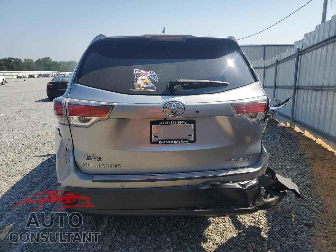 TOYOTA HIGHLANDER 2014 - 5TDDKRFH2ES064526