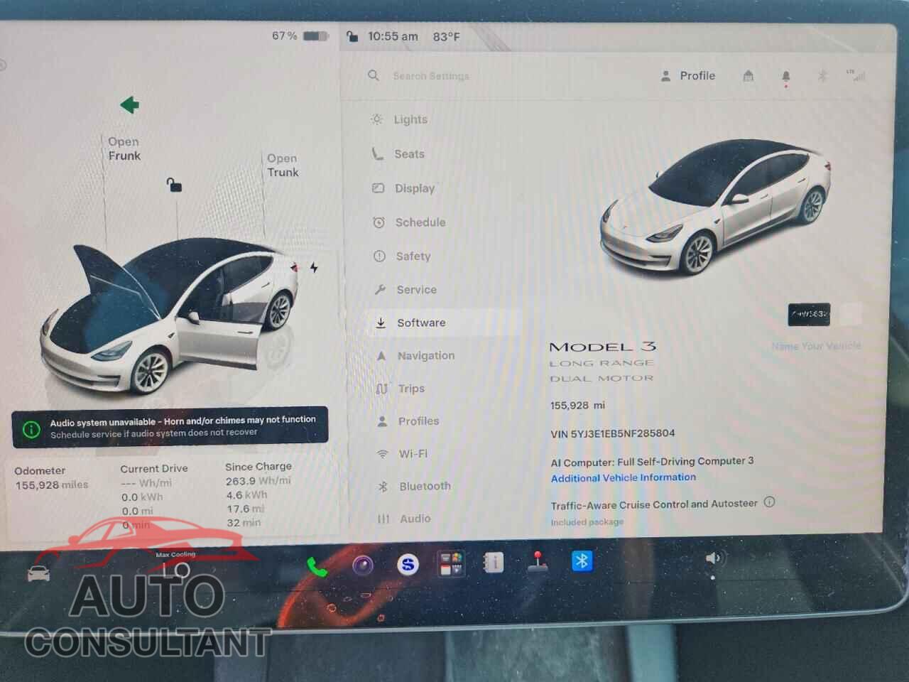 TESLA MODEL 3 2022 - 5YJ3E1EB5NF285804