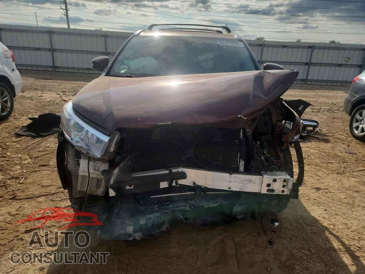 TOYOTA HIGHLANDER 2016 - 5TDJKRFH8GS304779