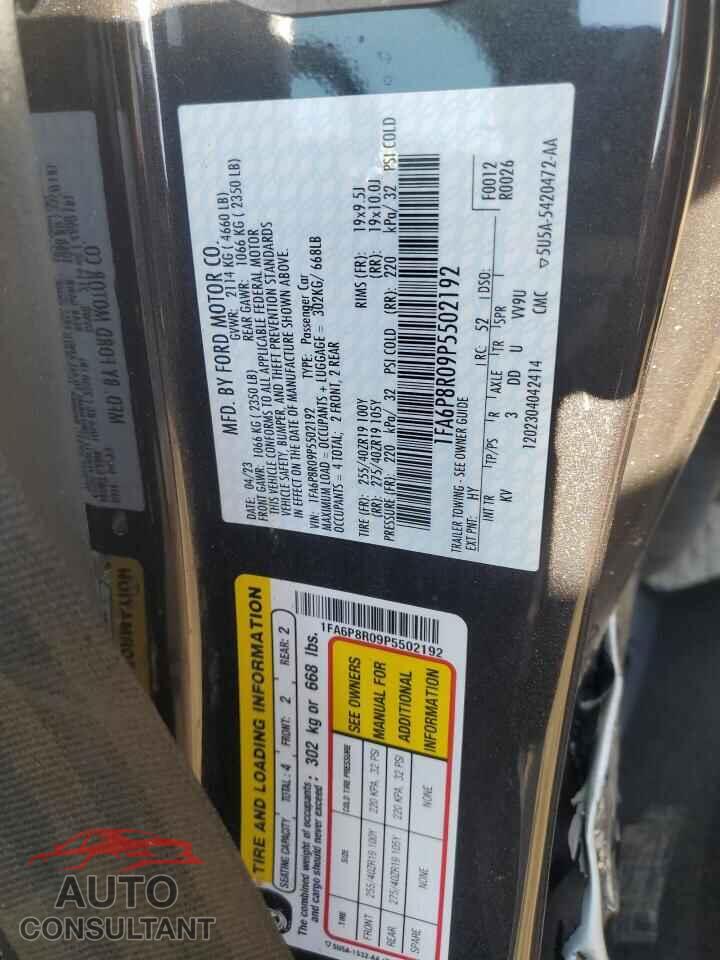FORD MUSTANG 2023 - 1FA6P8R09P5502192