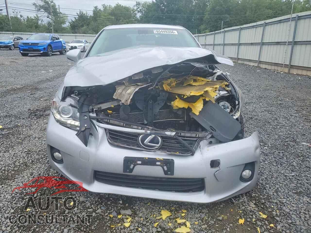 LEXUS CT 200 2012 - JTHKD5BH7C2052245