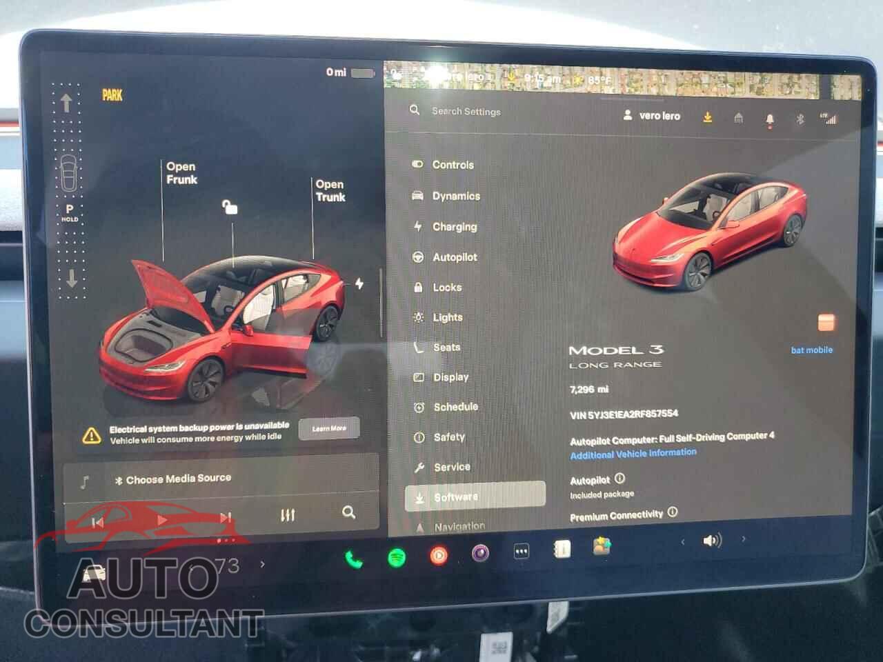 TESLA MODEL 3 2024 - 5YJ3E1EA2RF857554