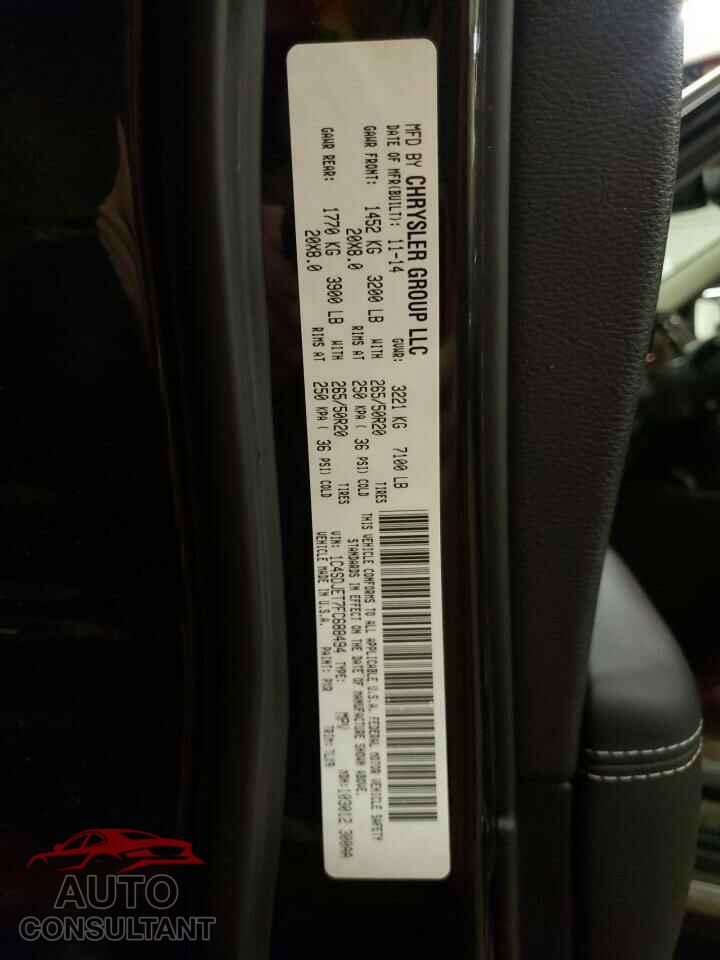 DODGE DURANGO 2015 - 1C4SDJET7FC688494