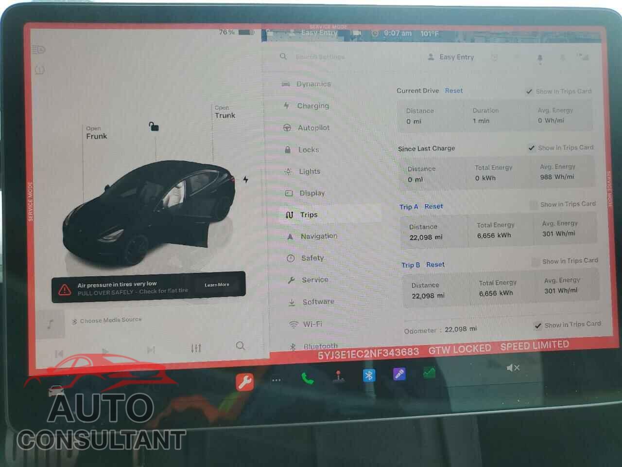 TESLA MODEL 3 2022 - 5YJ3E1EC2NF343683