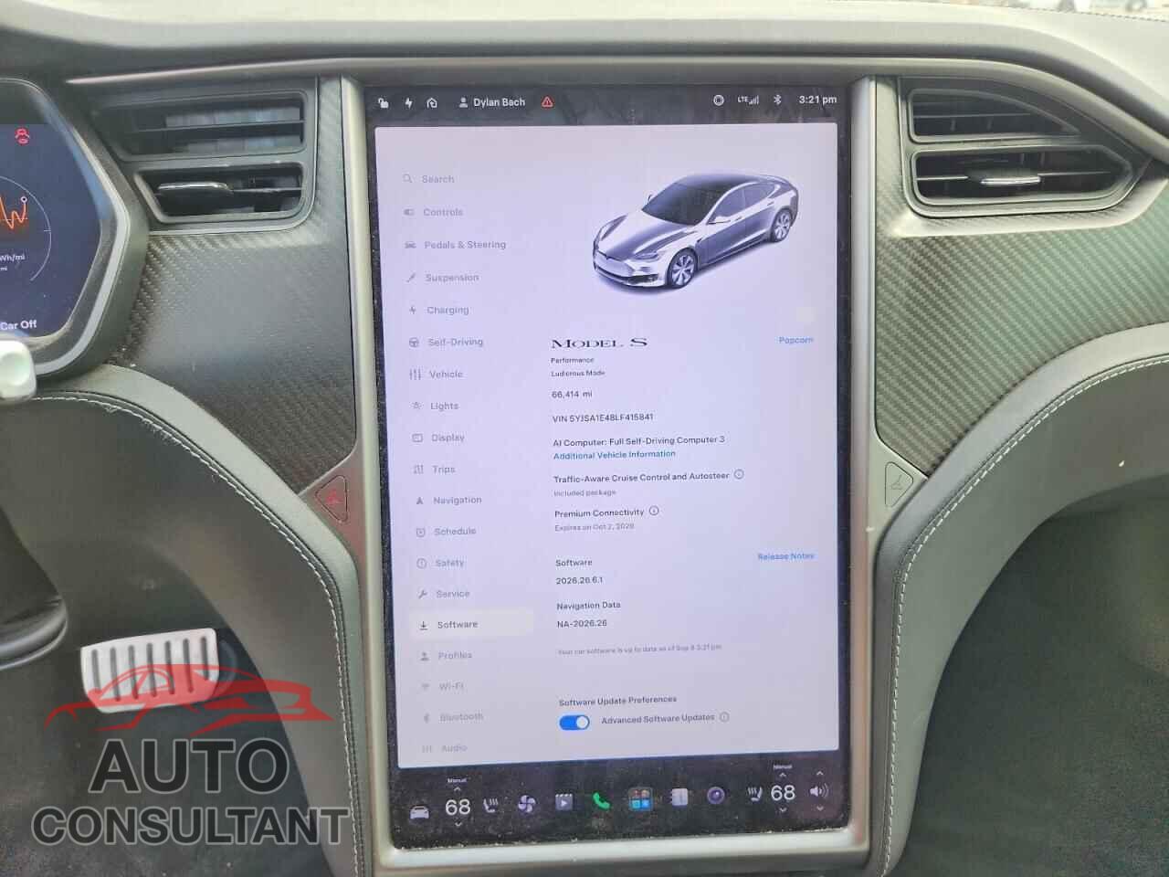 TESLA MODEL S 2020 - 5YJSA1E48LF415841