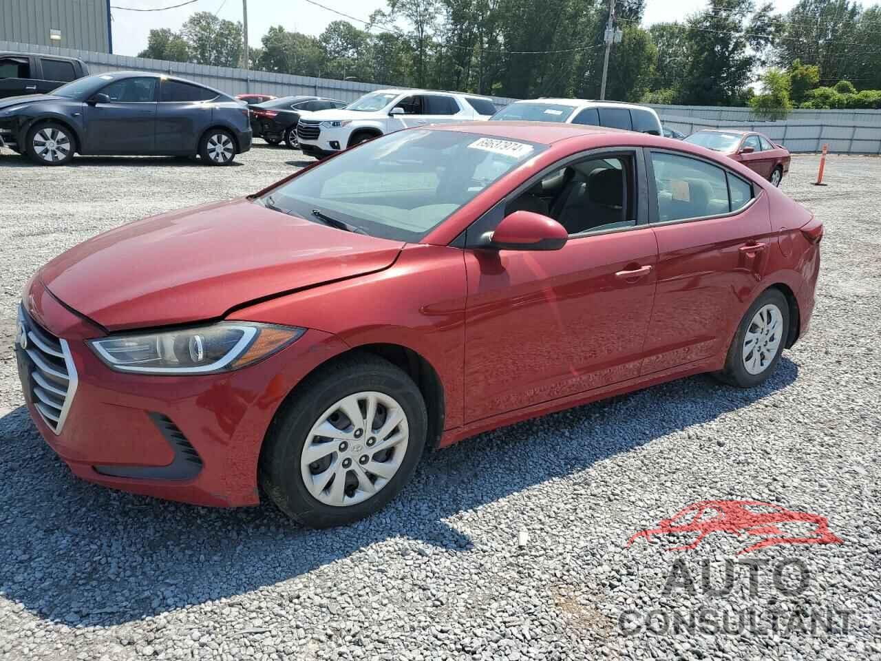 HYUNDAI ELANTRA 2017 - KMHD74LF6HU084541