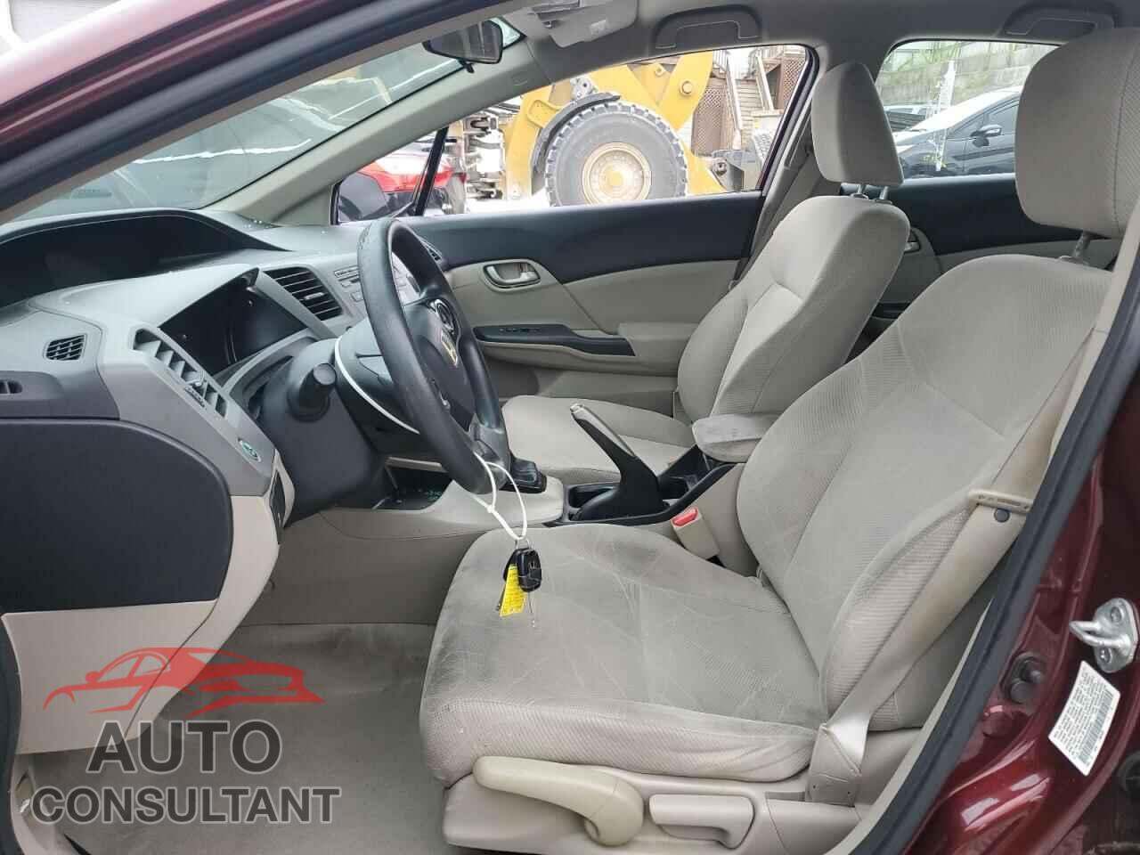 HONDA CIVIC 2012 - 19XFB2E55CE035360