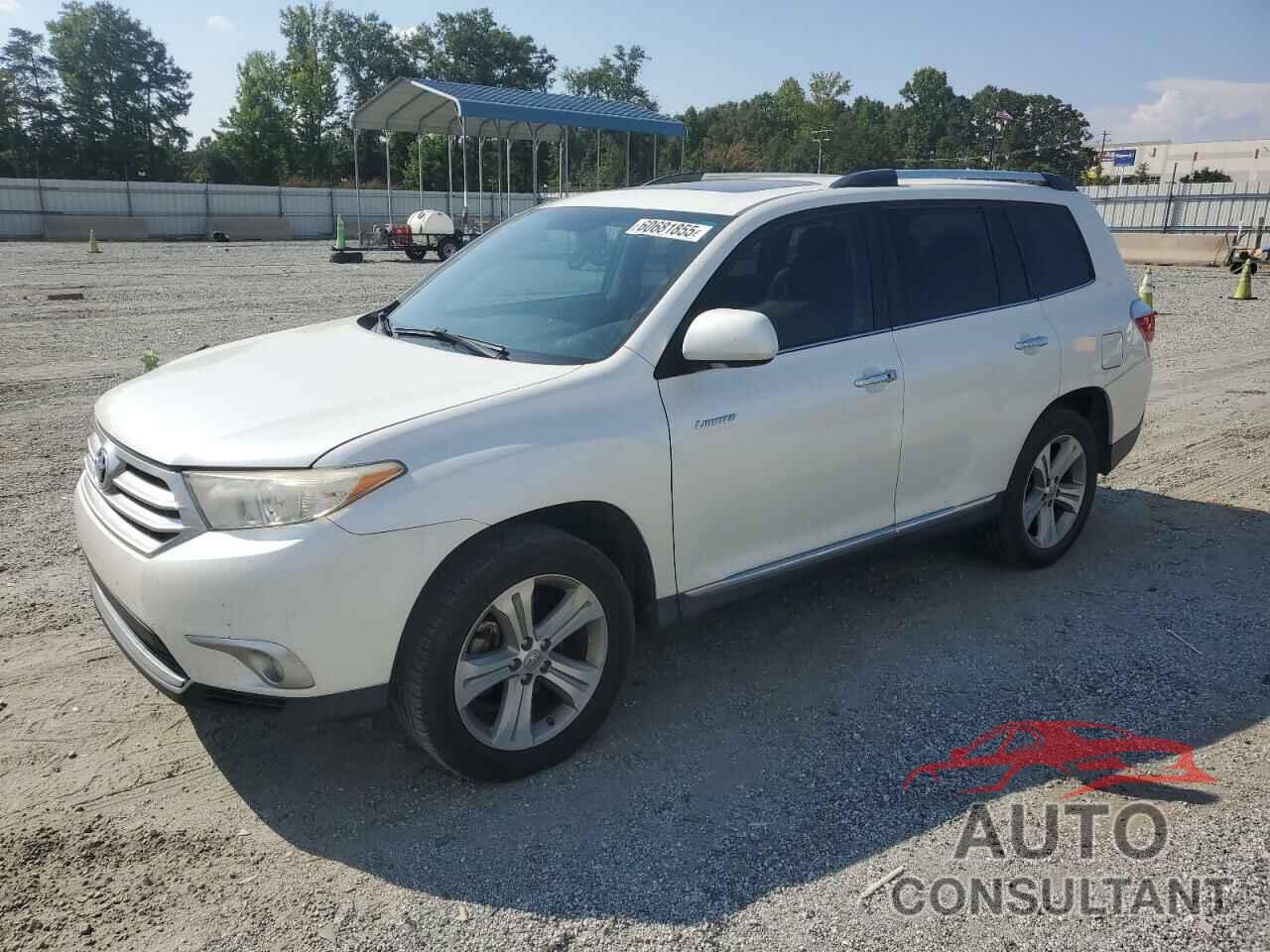 TOYOTA HIGHLANDER 2012 - 5TDYK3EH5CS059432