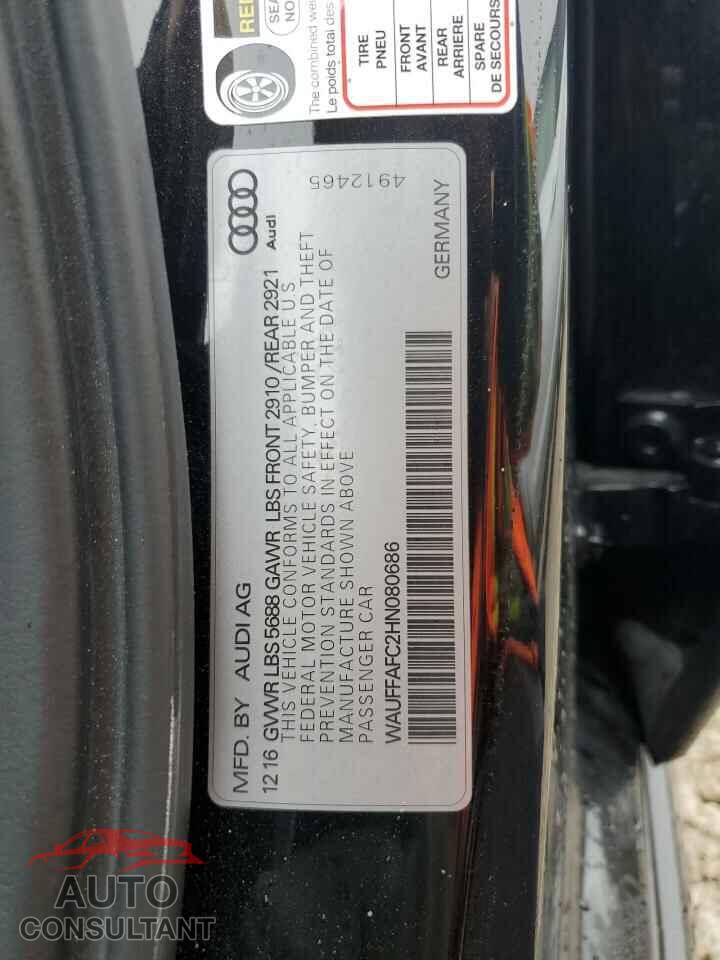 AUDI S6/RS6 2017 - WAUFFAFC2HN080686