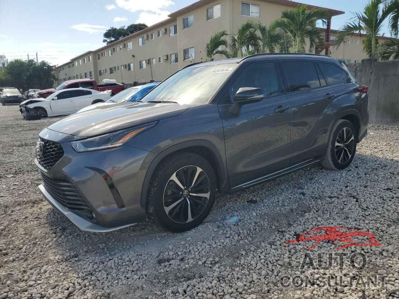 TOYOTA HIGHLANDER 2021 - 5TDLZRAH0MS051089