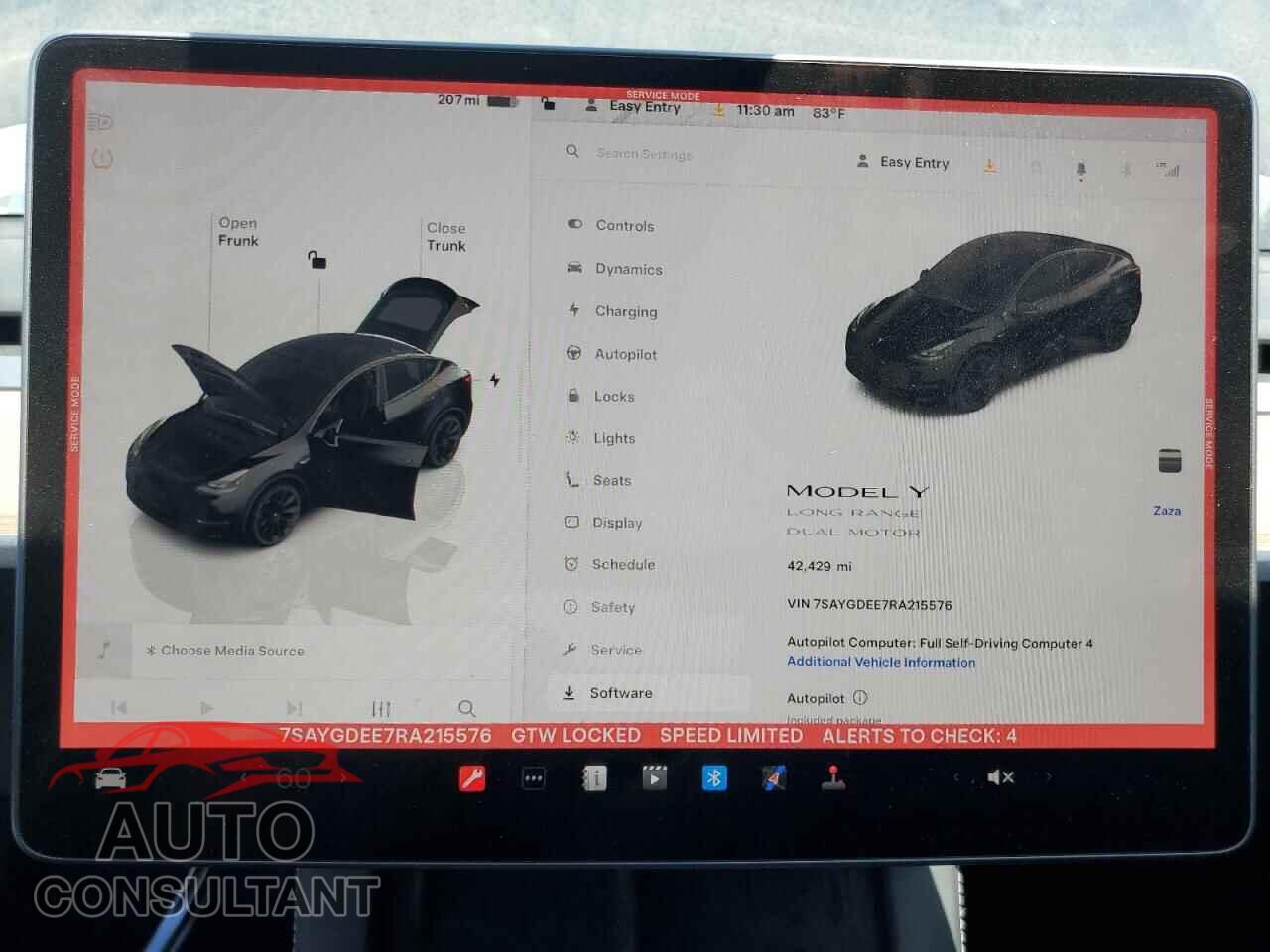 TESLA MODEL Y 2024 - 7SAYGDEE7RA215576