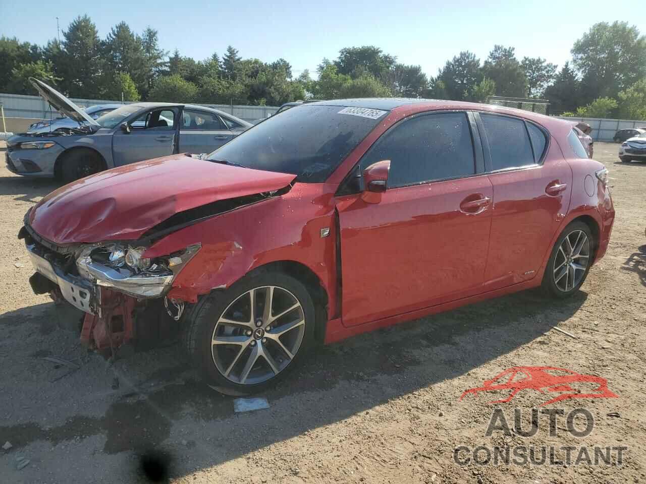 LEXUS CT 200 2014 - JTHKD5BH7E2187616