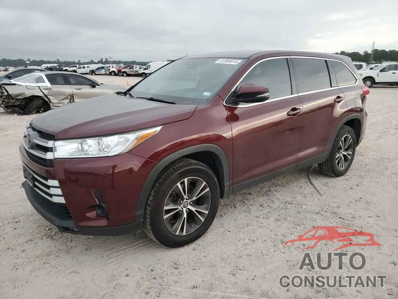 TOYOTA HIGHLANDER 2019 - 5TDZZRFH5KS311034