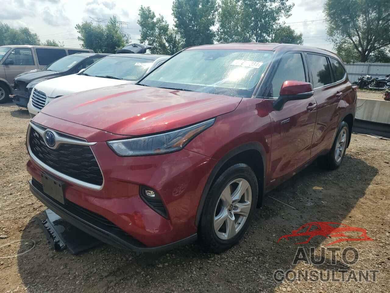 TOYOTA HIGHLANDER 2021 - 5TDBBRCH2MS515058