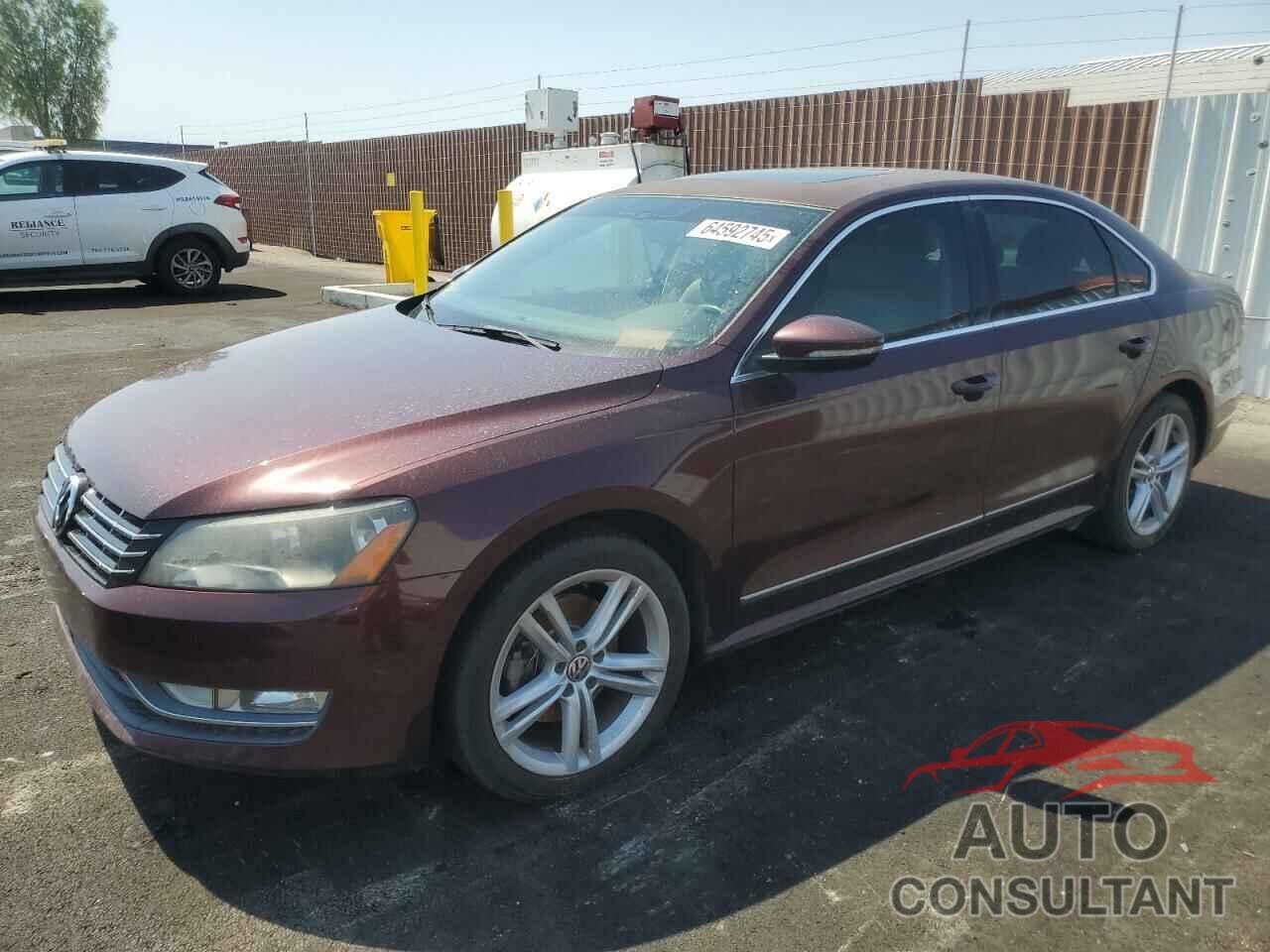 VOLKSWAGEN PASSAT 2012 - 1VWCN7A32CC069398