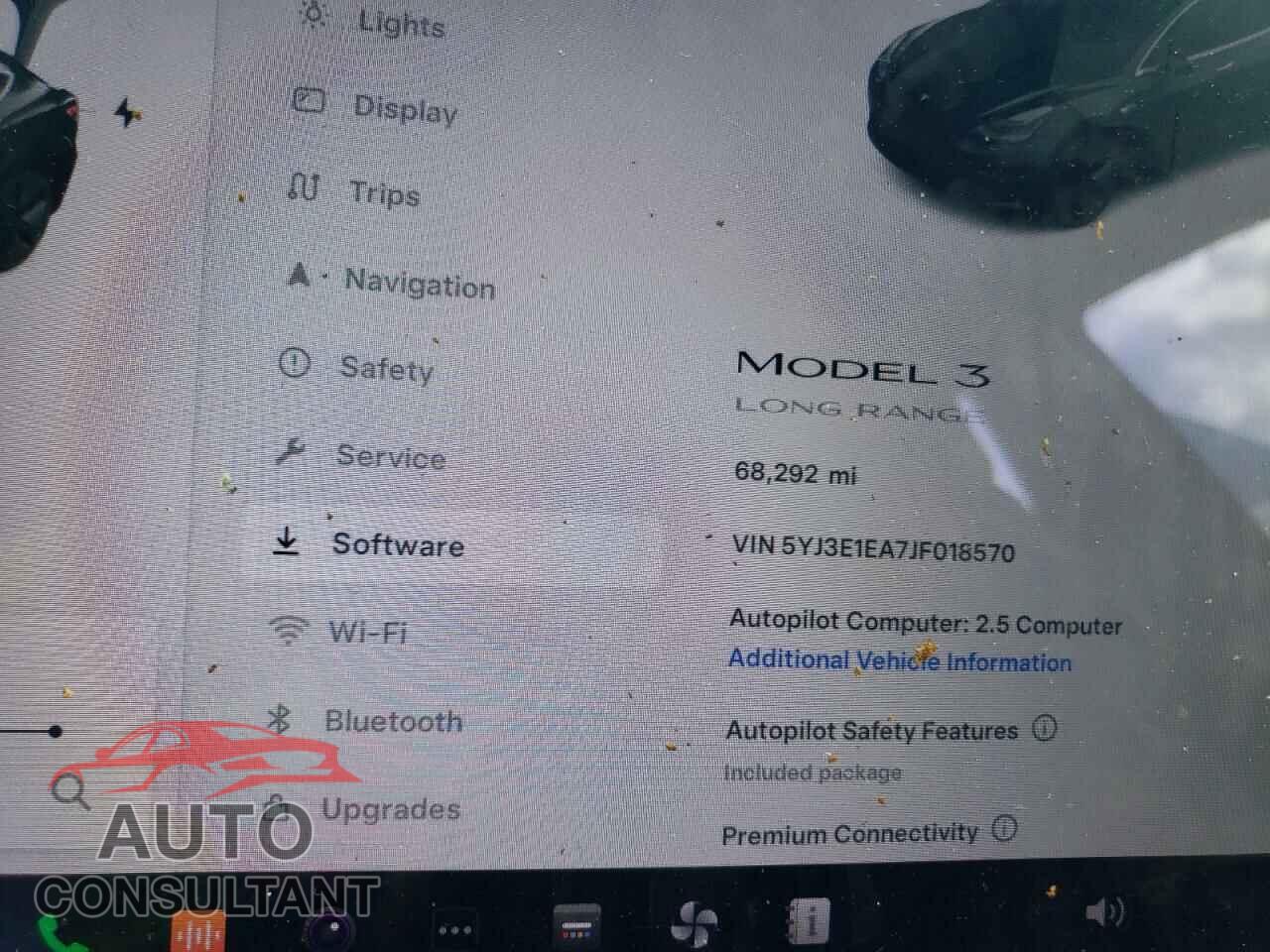 TESLA MODEL 3 2018 - 5YJ3E1EA7JF018570