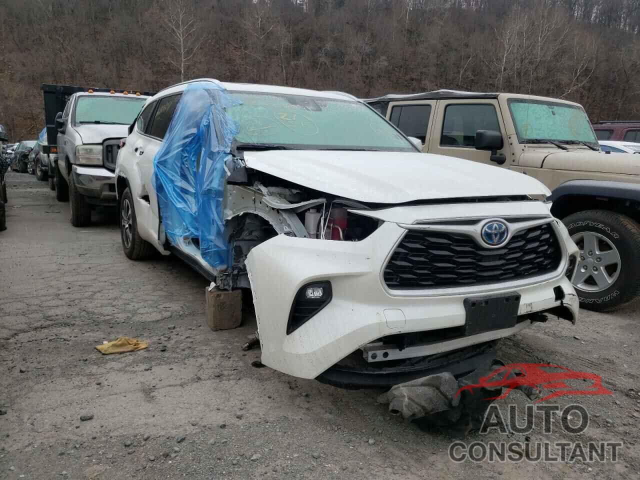 TOYOTA HIGHLANDER 2021 - 5TDGBRCH9MS037808