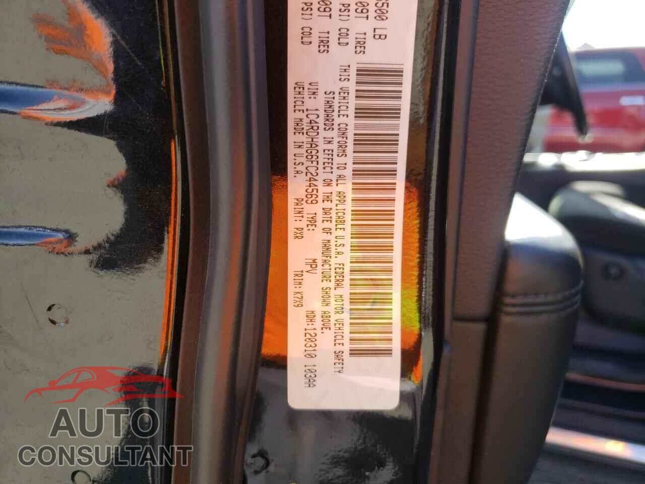 DODGE DURANGO 2015 - 1C4RDHAG6FC244569