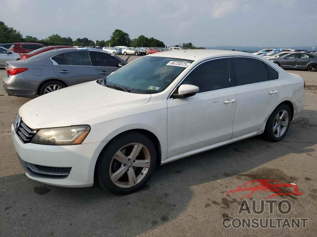 VOLKSWAGEN PASSAT 2012 - 1VWBP7A39CC071414