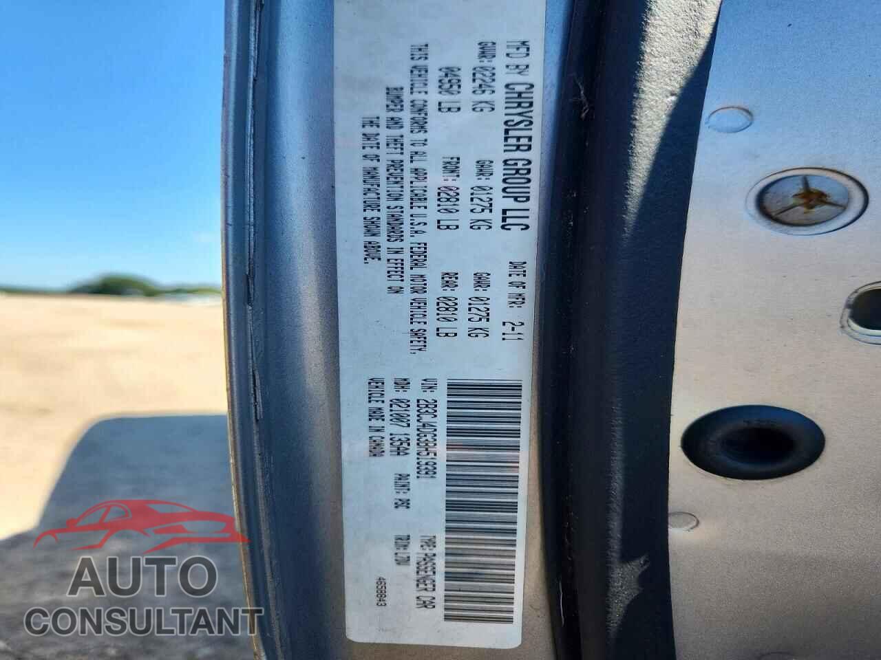 DODGE CHALLENGER 2011 - 2B3CJ4DG3BH519391