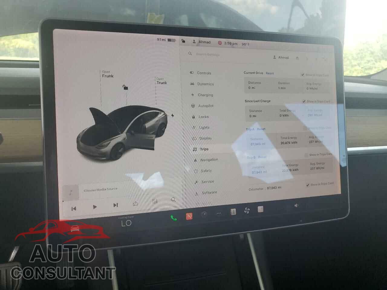 TESLA MODEL 3 2019 - 5YJ3E1EA0KF307582