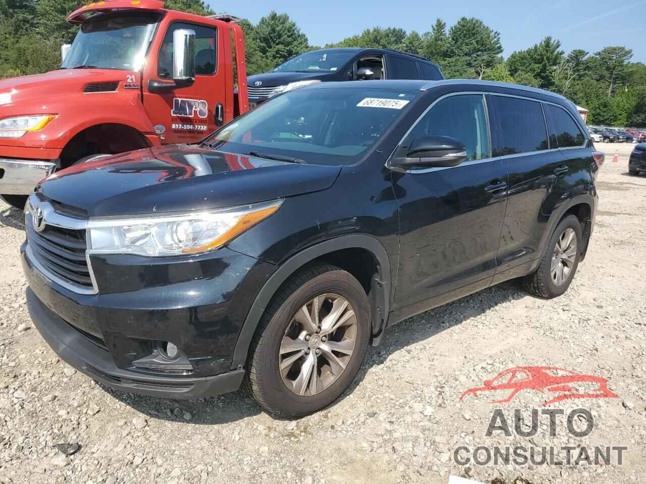 TOYOTA HIGHLANDER 2015 - 5TDJKRFH5FS158338