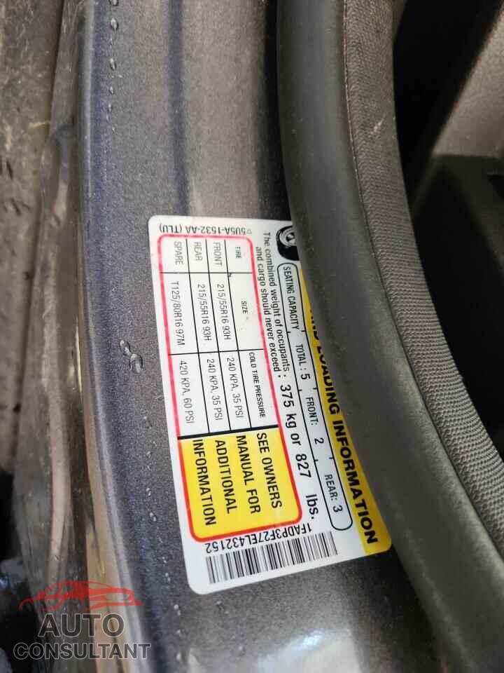 FORD FOCUS 2014 - 1FADP3F27EL432152