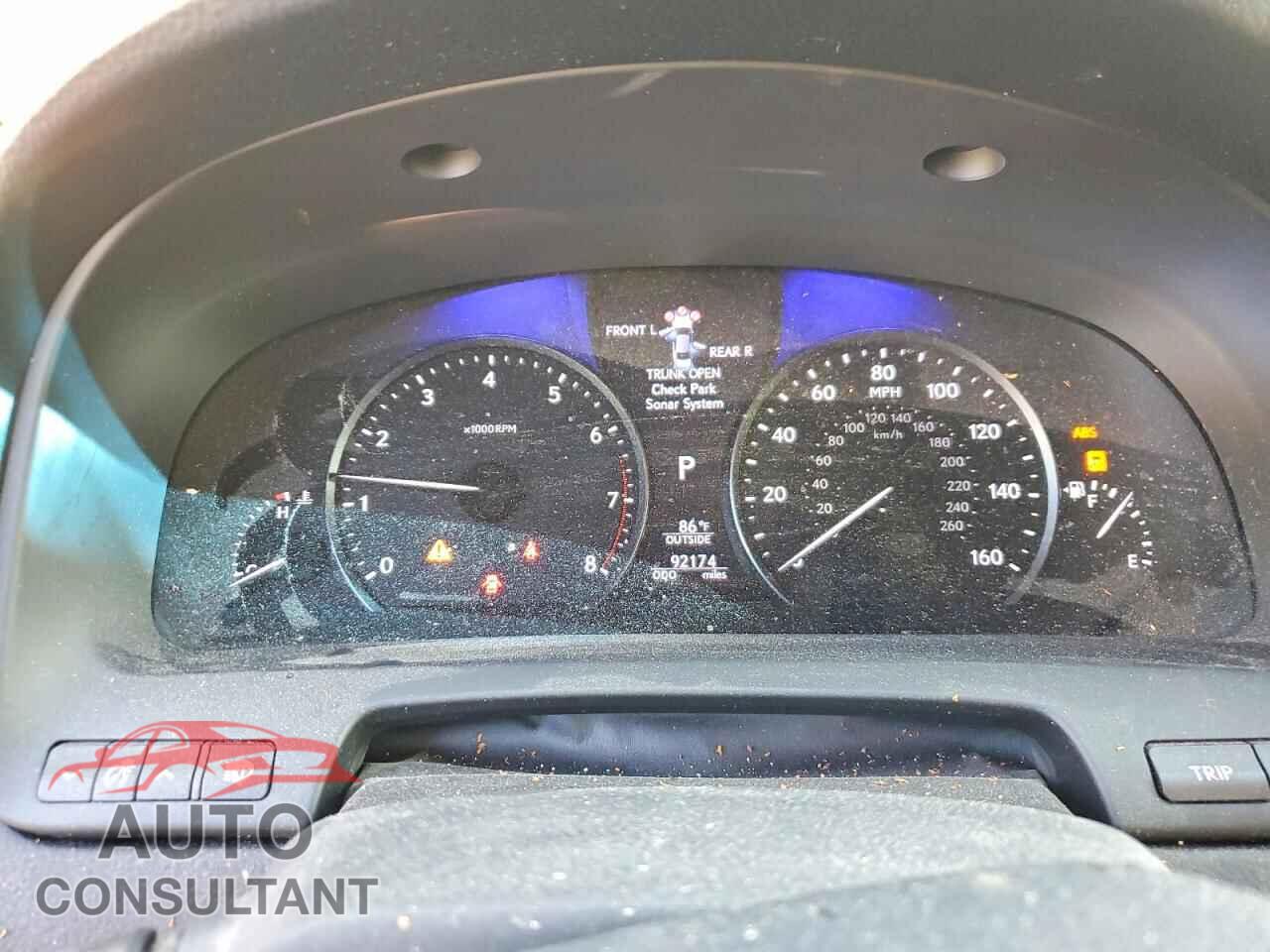LEXUS LS460 2014 - JTHBL5EF9E5132290