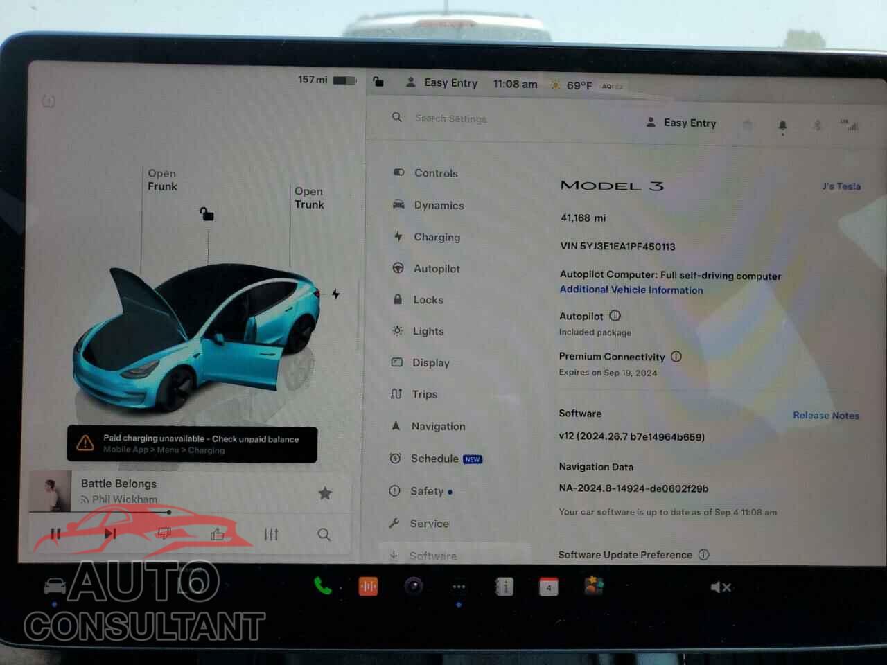 TESLA MODEL 3 2023 - 5YJ3E1EA1PF450113