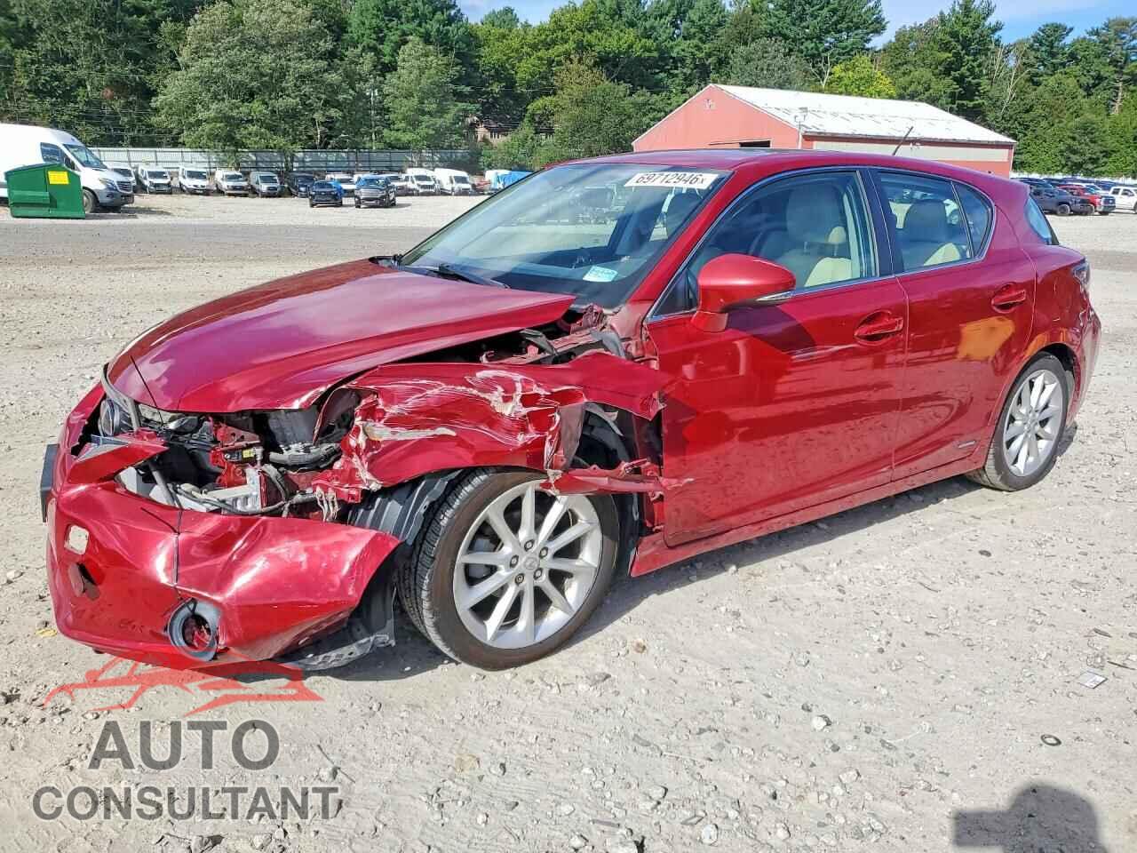 LEXUS CT 200 2011 - JTHKD5BH8B2030155