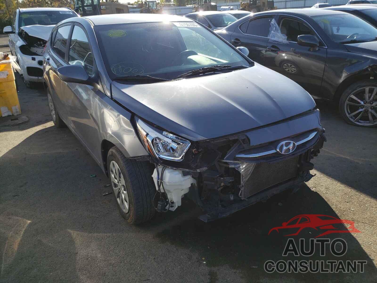 HYUNDAI ACCENT 2017 - KMHCT5AE3HU321249