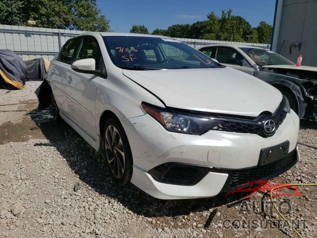 TOYOTA SCION 2016 - JTNKARJE0GJ507792