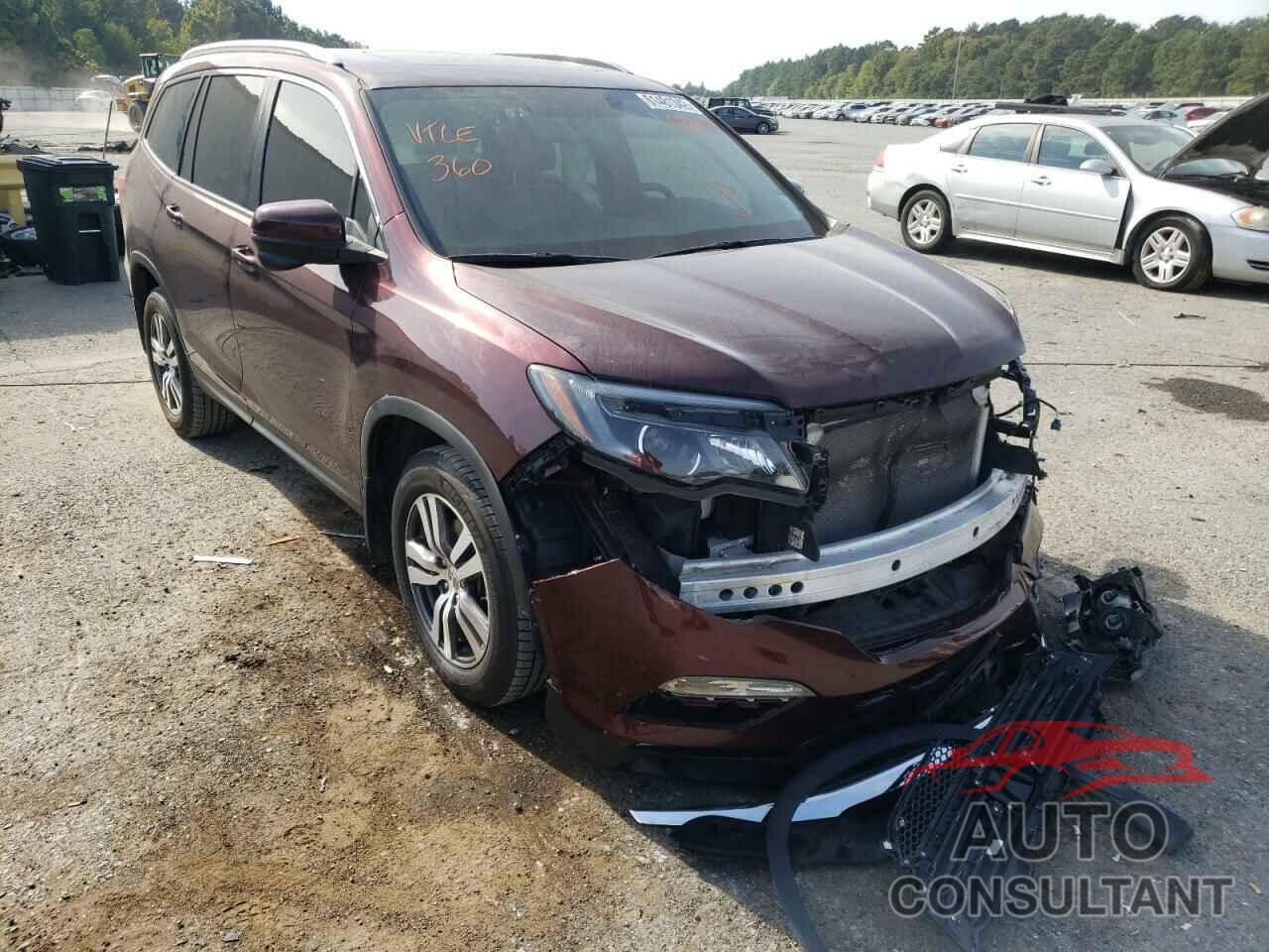 HONDA PILOT 2016 - 5FNYF6H71GB088087