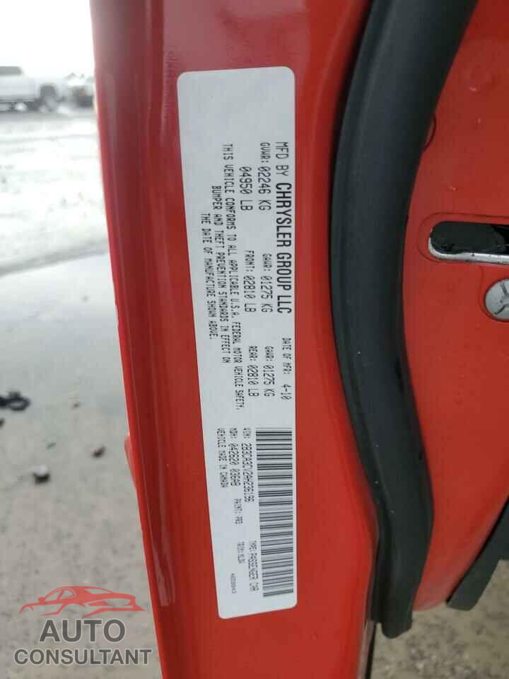 DODGE CHARGER 2010 - 2B3CA3CV2AH236196