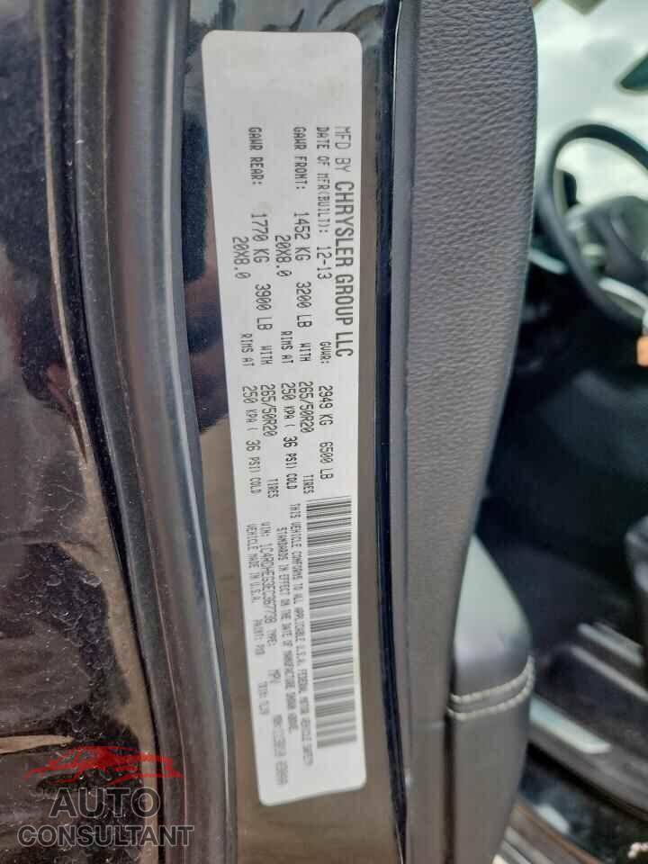 DODGE DURANGO 2014 - 1C4RDHEG3EC367738