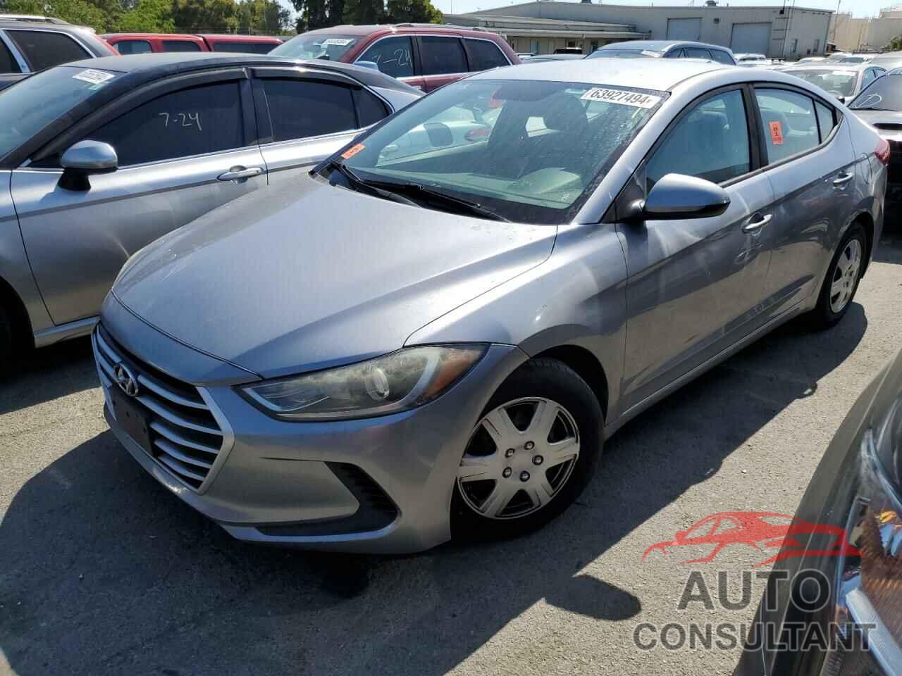 HYUNDAI ELANTRA 2017 - 5NPD74LF9HH166200