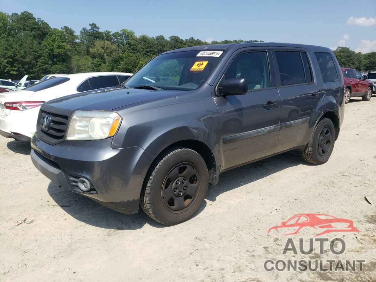 HONDA PILOT 2013 - 5FNYF4H28DB014170