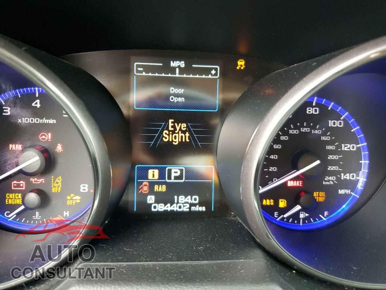 SUBARU OUTBACK 2017 - 4S4BSANC1H3282926
