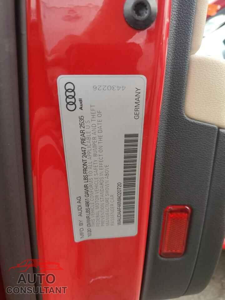 AUDI A4 2021 - WAUDAAF46MA020720
