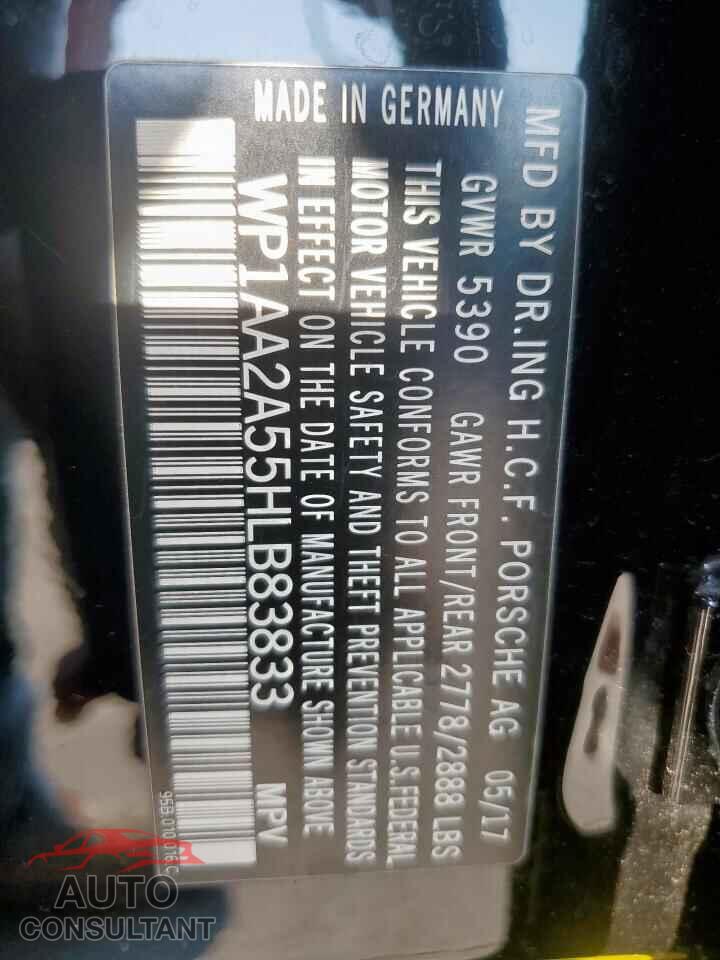 PORSCHE MACAN 2017 - WP1AA2A55HLB83833