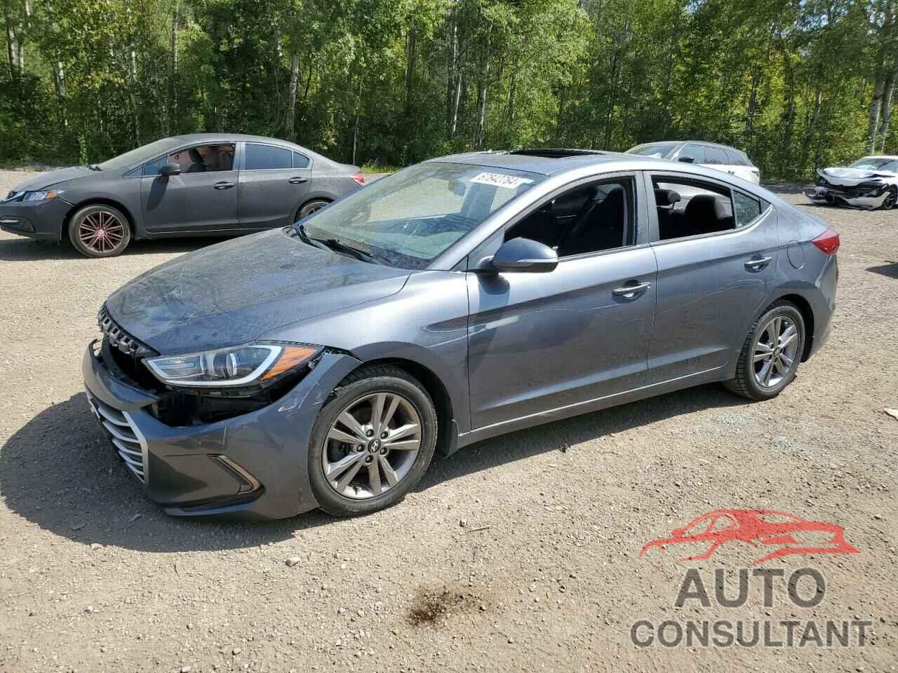 HYUNDAI ELANTRA 2018 - KMHD84LF7JU700041