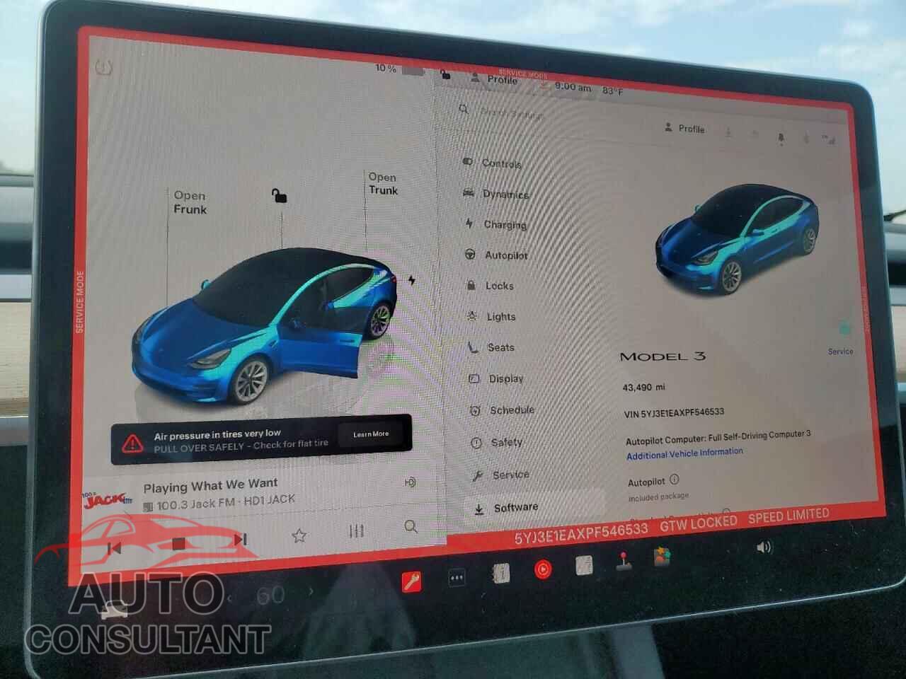 TESLA MODEL 3 2023 - 5YJ3E1EAXPF546533