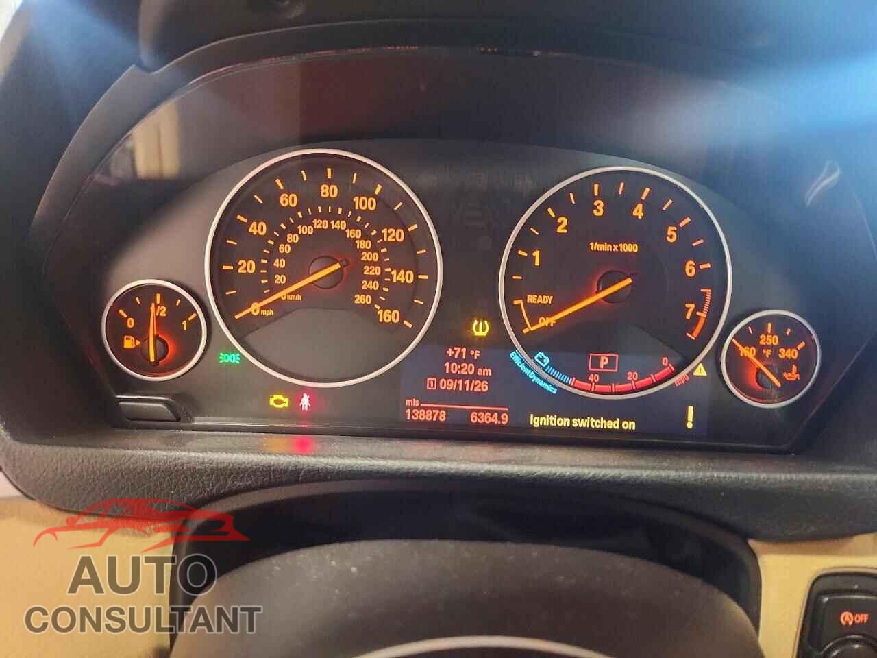 BMW 3 SERIES 2013 - WBA3B5C51DP539085