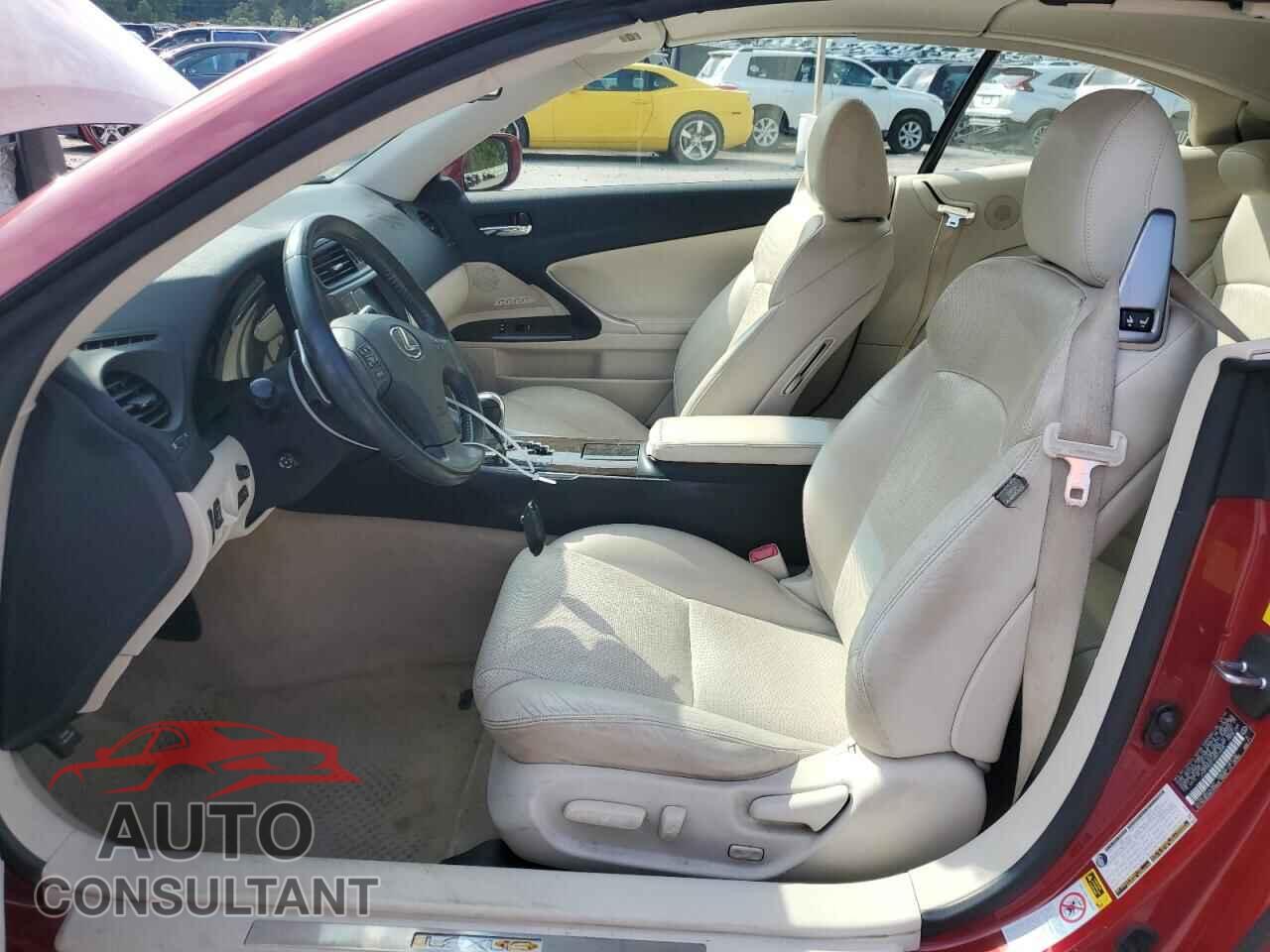 LEXUS IS 2010 - JTHFF2C21A2514445