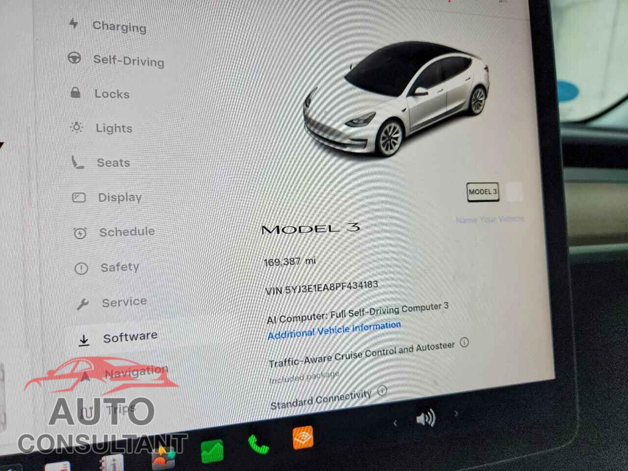 TESLA MODEL 3 2023 - 5YJ3E1EA8PF434183