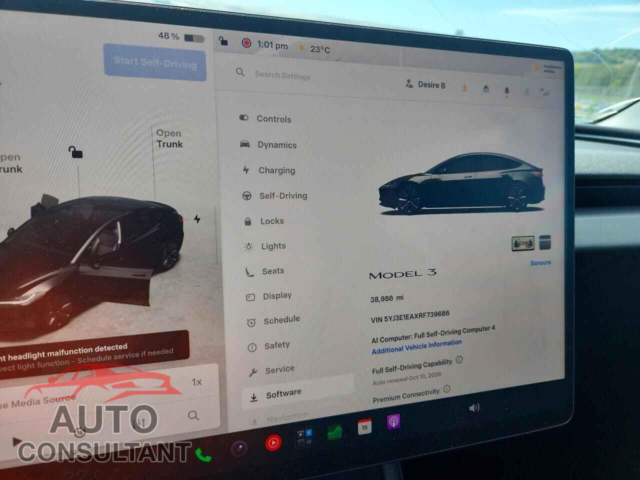 TESLA MODEL 3 2024 - 5YJ3E1EAXRF739686
