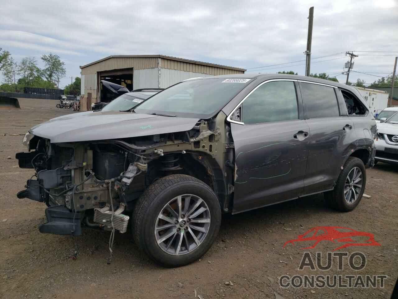 TOYOTA HIGHLANDER 2017 - 5TDJZRFH0HS468444