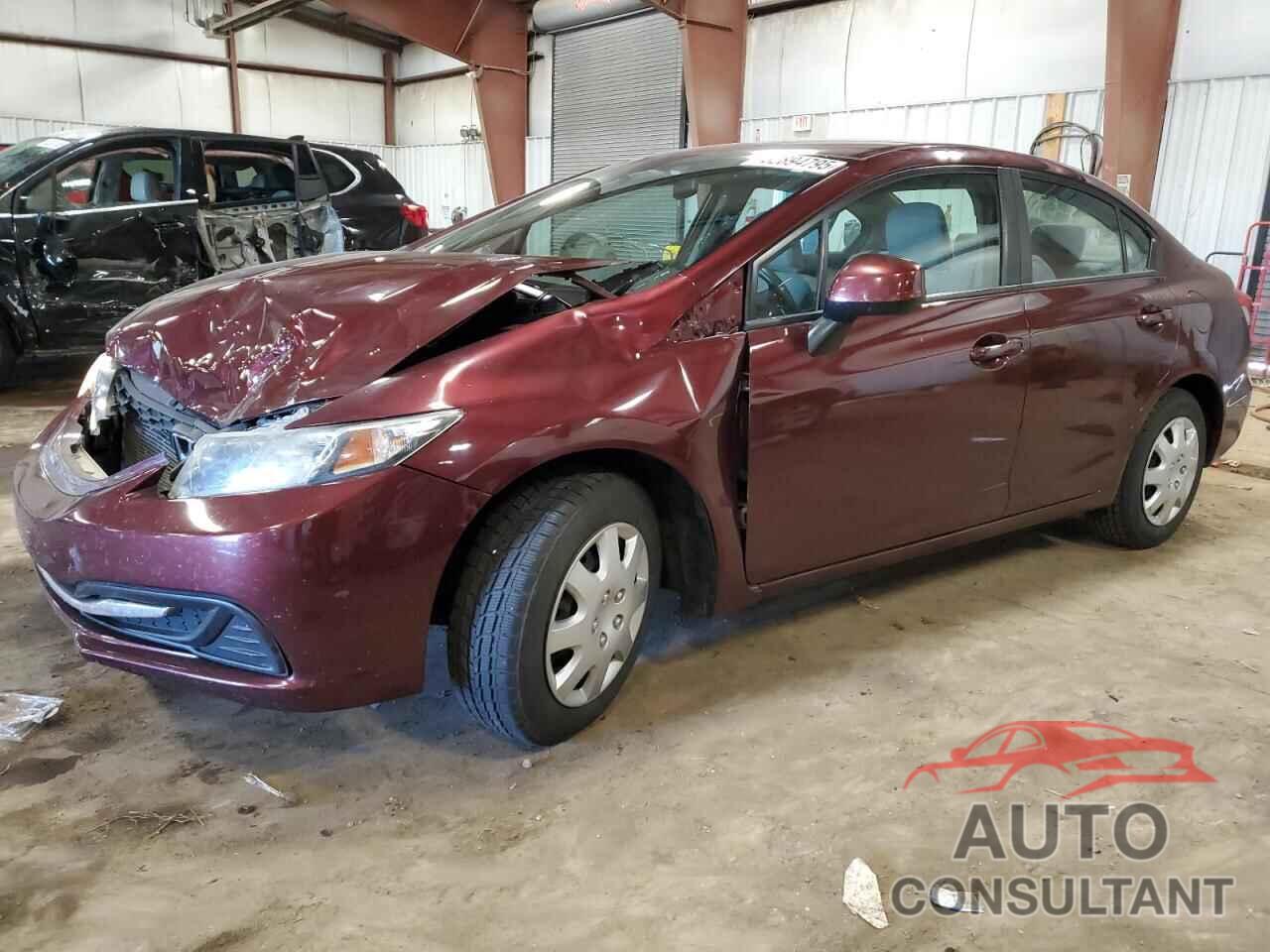 HONDA CIVIC 2013 - 19XFB2F55DE060453