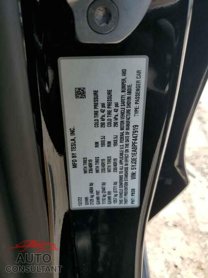 TESLA MODEL 3 2023 - 5YJ3E1EA8PF447919
