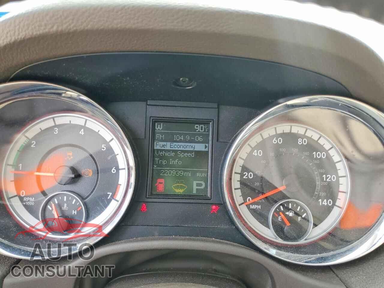 DODGE DURANGO 2012 - 1C4RDHAGXCC108957